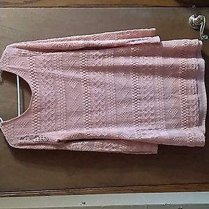 Hot Gal Pink Lace Dress